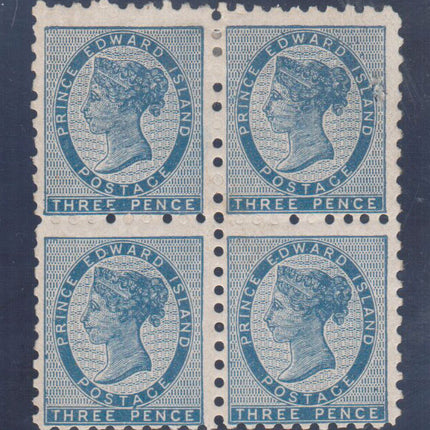 Prince Edward Island #2 Mint Block **With Certificate**