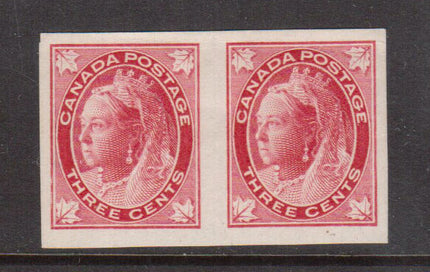 Canada #69a XF Mint Imperf Pair **With Certificate**
