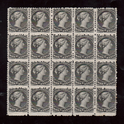 Canada #21,iii,iv The Mint Block Of Twenty