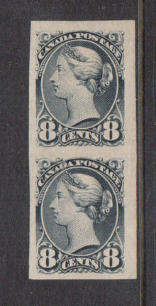 Canada #44i XF Mint Imperf Pair