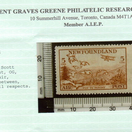Newfoundland #CL13b XF Mint Imperf Pair **With Certificate**