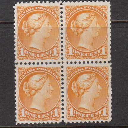Canada #35a VF/NH Block **With Certificate**