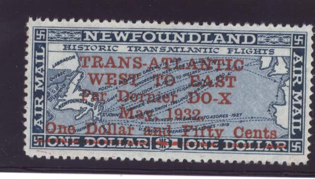 Newfoundland #C12 VF/NH  **With Certificate**