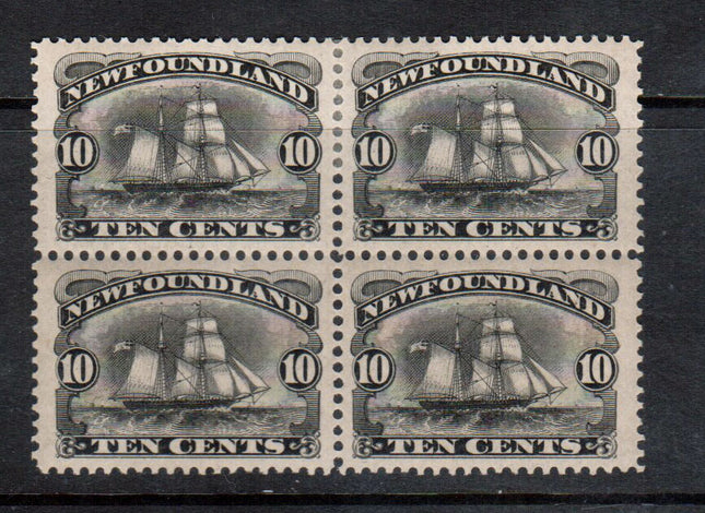 Newfoundland #59 XF Mint Block **With Certificate**