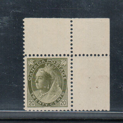 Canada #84 XF/NH Gem Sheet Margin Example **With Certificate**