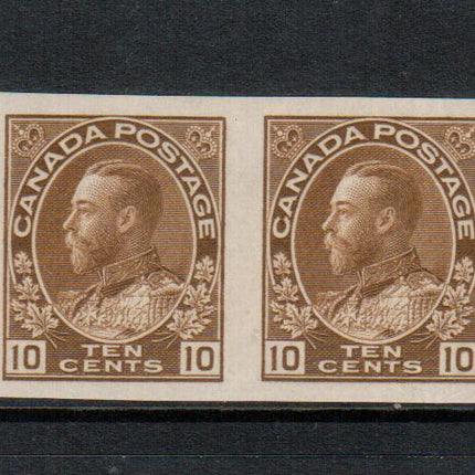 Canada #118a XF/NH Imperf Pair **With Certificate**