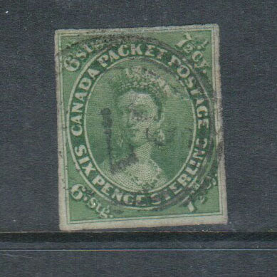 Canada #9iv XF Used **With Certificate**