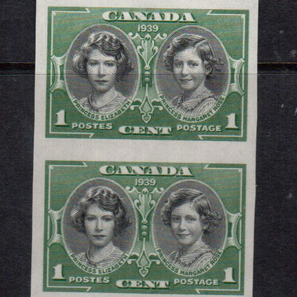 Canada #246a XF/NH Imperf Pair **With Certificate**