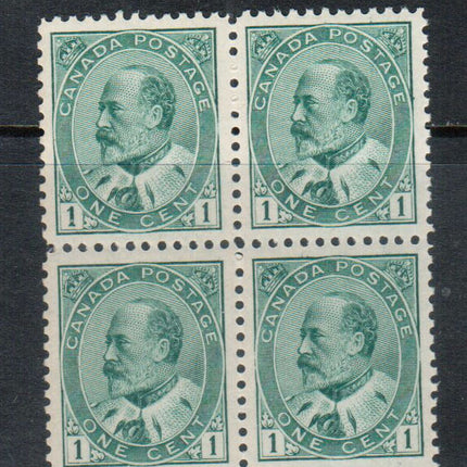 Canada #89 XF/NH Block **With Certificate**