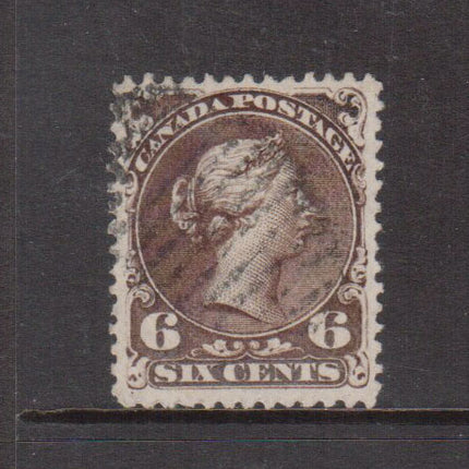 Canada #27vi XF Used On Bothwell Paper **With Certificate**