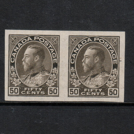 Canada #120b XF/NH Imperf Pair **With Certificate**