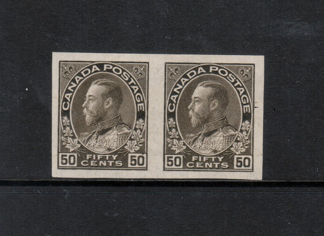 Canada #120b XF/NH Imperf Pair **With Certificate**