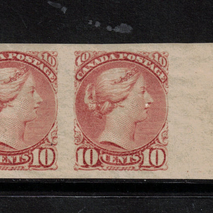 Canada #45c XF/NH Imperf Pair **With Certificate**