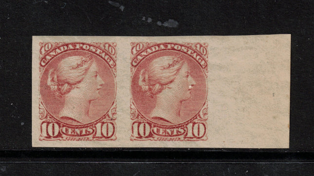 Canada #45c XF/NH Imperf Pair **With Certificate**