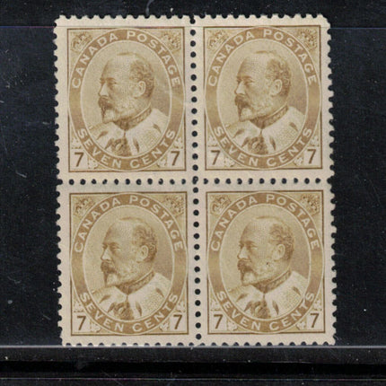 Canada #92iii XF Mint Block **With Certificate**