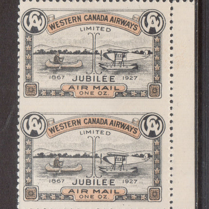 Canada #CL41d XF Mint Imperforate Between Margin Pair