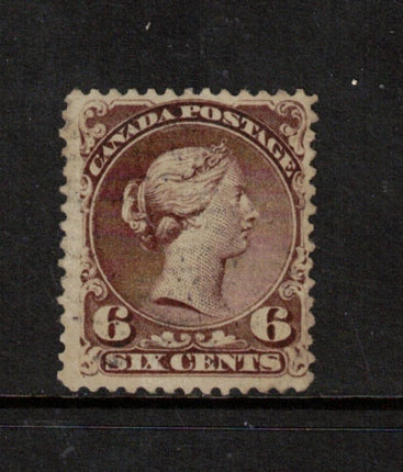 Canada #27b VF Used With Ideal Light Cancel **With Cert.**