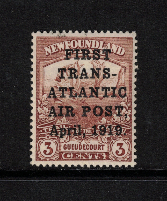 Newfoundland #C1 XF/NH Gem **With Certificate**