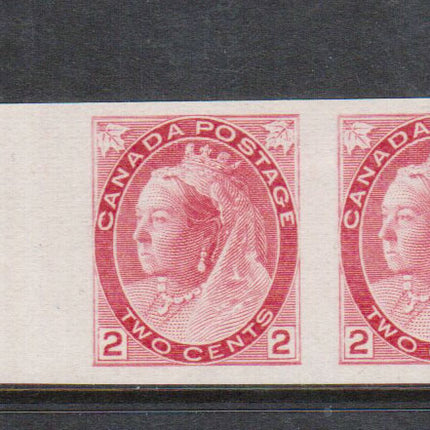 Canada #77d XF Mint Imperf Pair **With Certificate**