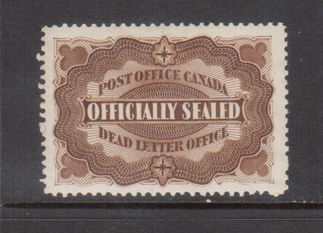 Canada #OX1 XF Mint **With Certificate**