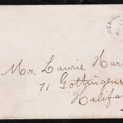 Canada #39a Very Fine Used Bisect On Cover **With Certificate**