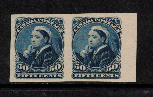 Canada #47a XF/NH Imperf Pair **With Certificate**