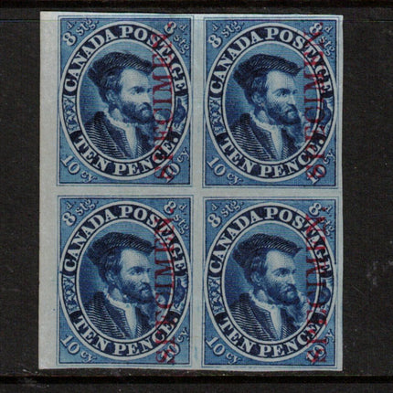 Canada #7Pi VF Proof Block On India Paper