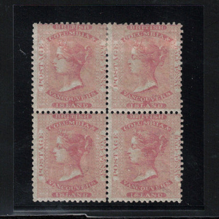 British Columbia #2 Mint Fine - Very Fine Block **With Certificate**