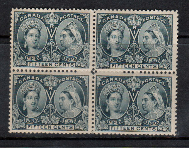 Canada #58 VF/NH Block **With Certificate**