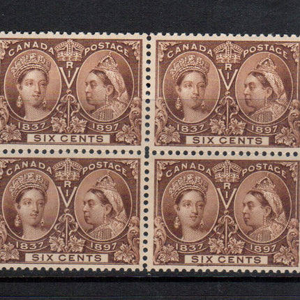 Canada #55 XF/NH Gem Block **With Certificate**