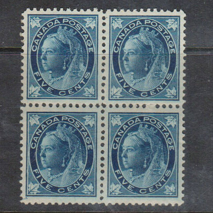 Canada #70ii XF/NH Block **With Certificate**