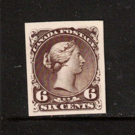 Canada #27P XF Plate Proof On Card With Large Margins