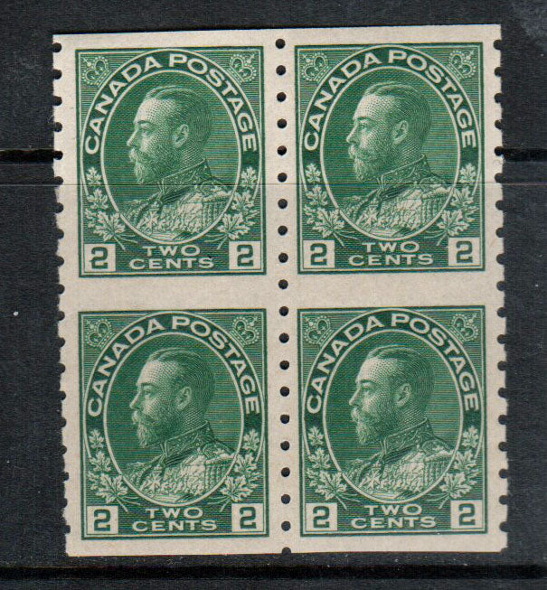 Canada #128ai XF/NH Block **With Certificate**