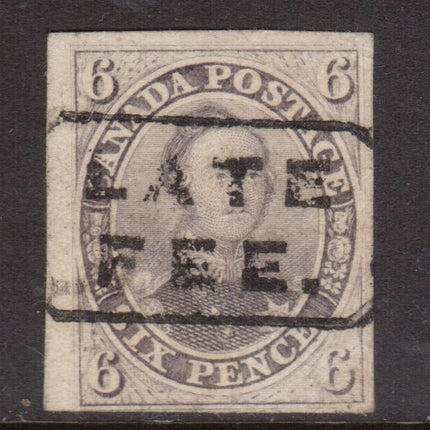 Canada #10 VF Used With Late Fee Cancel **With Certificate**