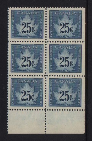 Van Dam #FCF1 XF/NH Block Of Six