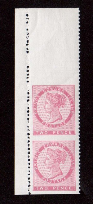 Prince Edward Island #5d XF/NH Imperf Pair