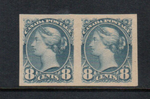 Canada #44d VF Mint Imperforate Pair **With Certificate**