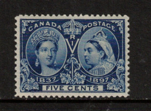 Canada #54 XF/NH Gem **With Certificate**