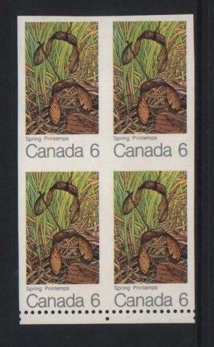 Canada #535a XF Mint Imperforate Block