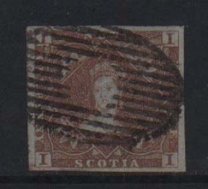 Nova Scotia #1 Used Superb With Huge Margins  **With Certificate**